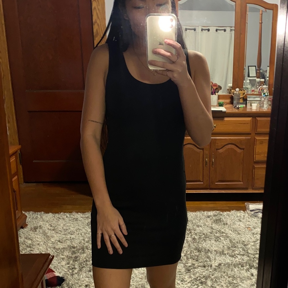 GARAGE Bodycon Lace Up Back Dress